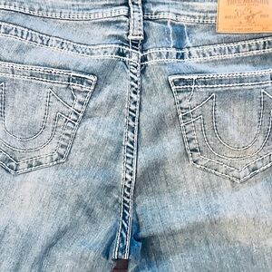 True Religion Light Blue Boot Cut Jeans